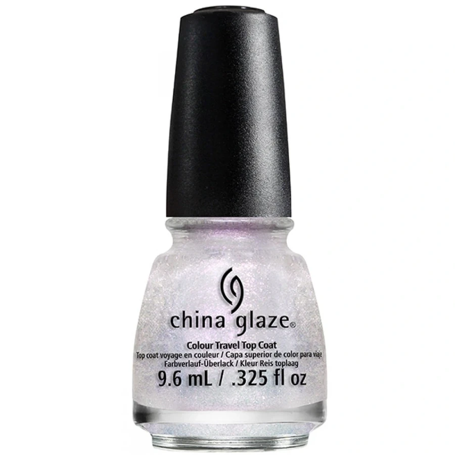 Лак China Glaze Travel in colour сріблясто-синьо-бузковий шиммер, прозорий 9.6 мл
