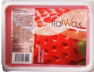 Парафін у брикеті Полуниця ItalWax Paraffin in briquette Strawberry 0,5 кг