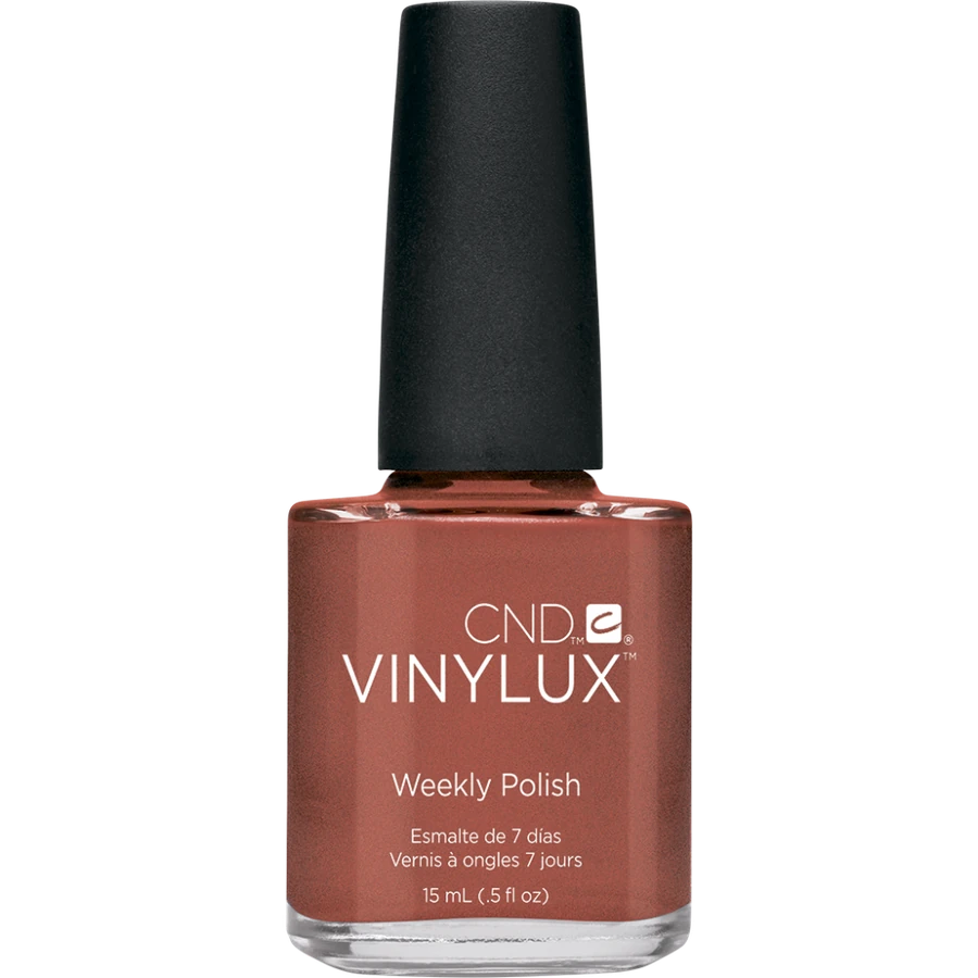 Лак CND VINYLUX 172 Fine Vermilion рудий із шиммером 15 мл