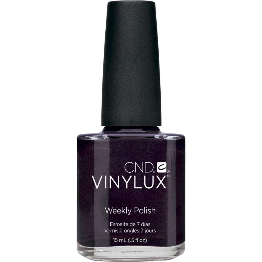Лак CND VINYLUX 175 Plum Paisley баклажановий із шиммером 15 мл