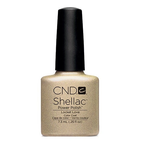 Гель-лак CND Shellac Locket Love золотистий із шиммером 7,3 мл
