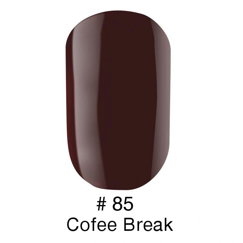Гель лак Naomi Gel Polish №85 шоколадно-коричневий, емаль 6 мл