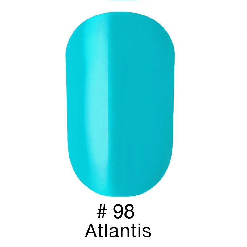 Гель лак Naomi Gel Polish №98 бірюзовий, емаль 6 мл