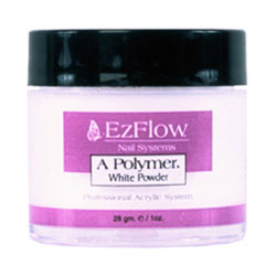 Біла акрилова пудра EzFlow A-Polymer White Acrylic Powder 227 г