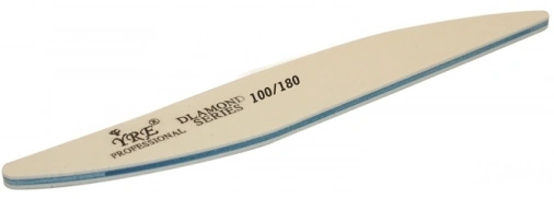 Пилка для штучних та натуральних нігтів YRE Diamond Series File 100/180 грит