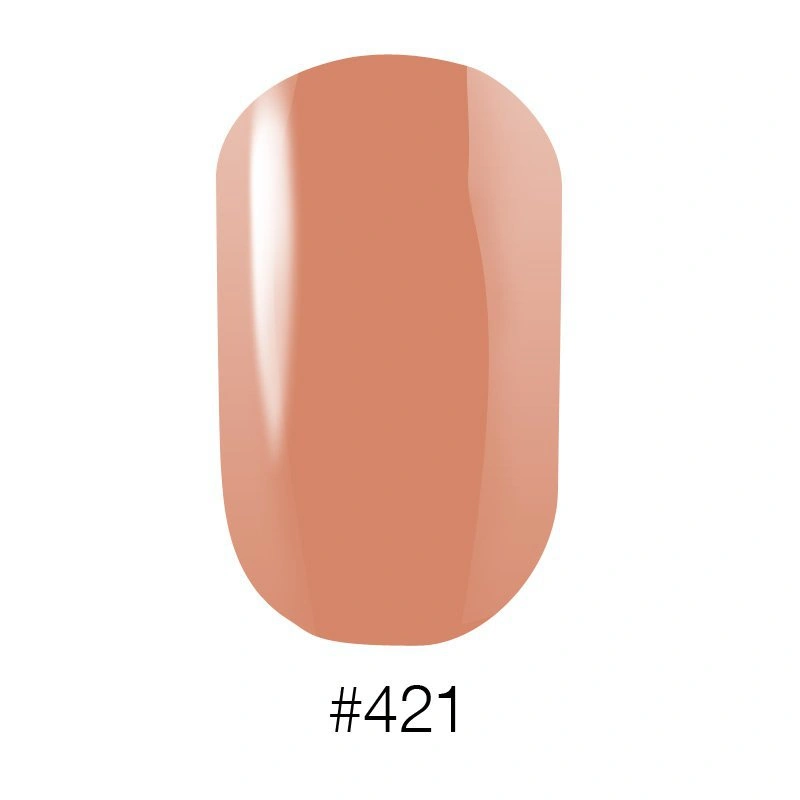 Лак Naomi Nail Lacquer 421 Naomi персиково-бежевий, емаль 12 мл
