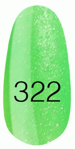 Лак Kodi Nail Polish №322 лайм із шиммером 15 мл
