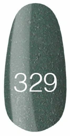Лак Kodi Nail Polish №329 сіро-зелений з глітером 15 мл