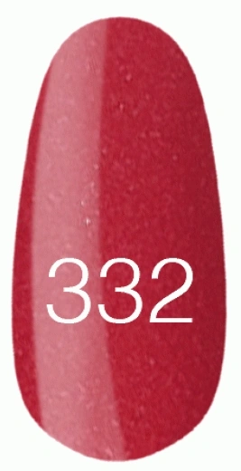Лак Kodi Nail Polish №332 ало-червоний, цукровий ефект 15 мл