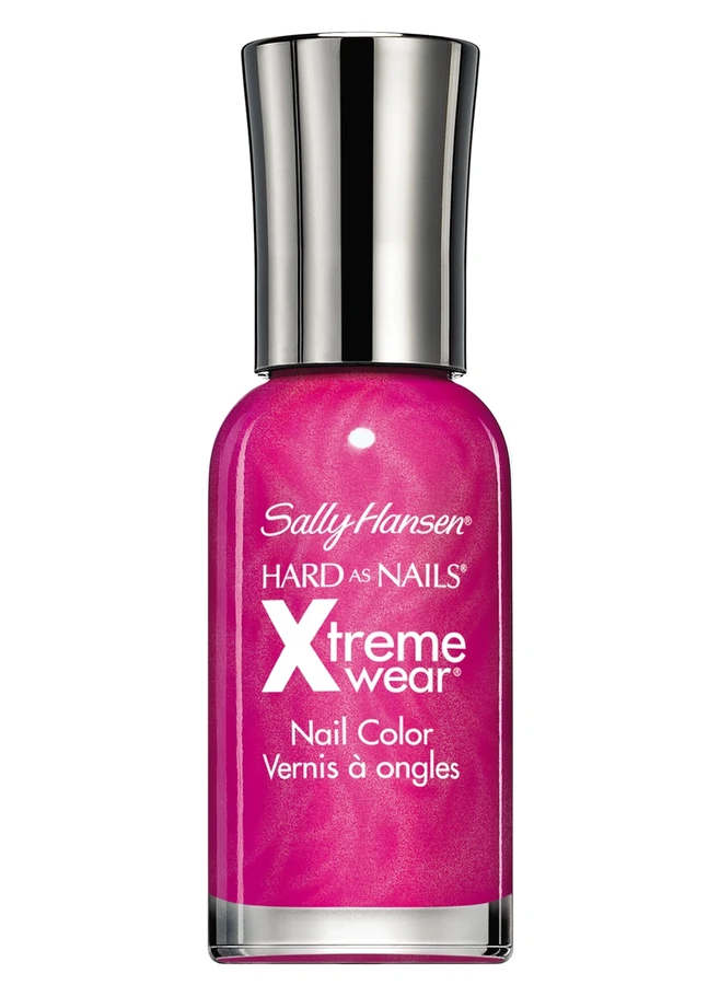 Зміцнюючий лак Sally Hansen Xtreme wear №120 Hot magenta рожева фуксія із шиммером 11.8 мл