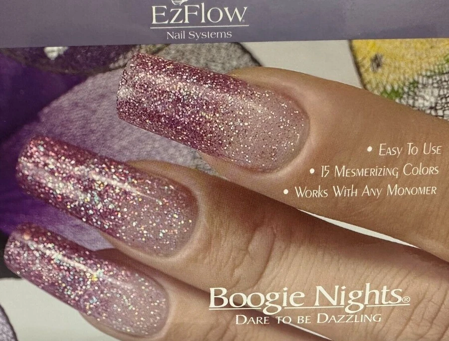 Пудра акрилова з блискітками EzFlow Boogie Nights Leading Lady бронзовий 21 г