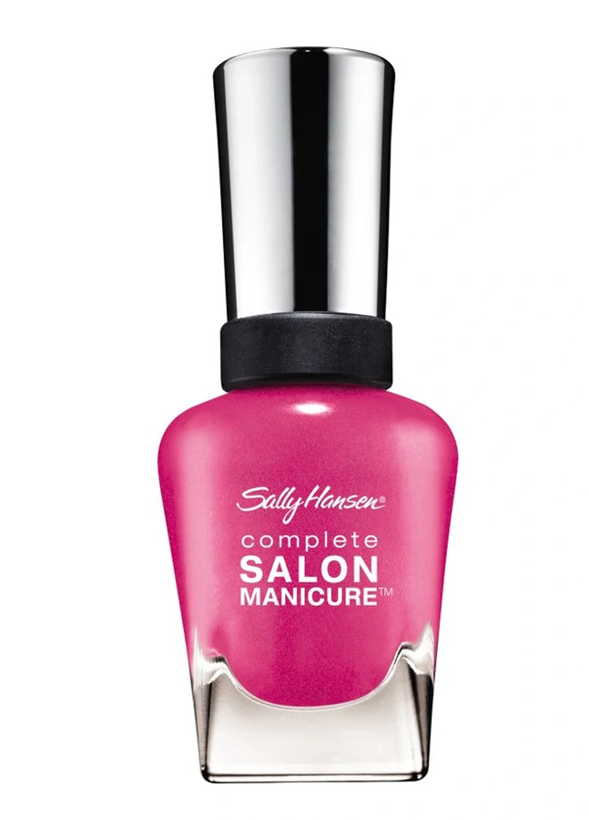 Лак Sally Hansen Salon №530 Back to the Fuchsia фуксія з блакитним шиммером 14,7 мл