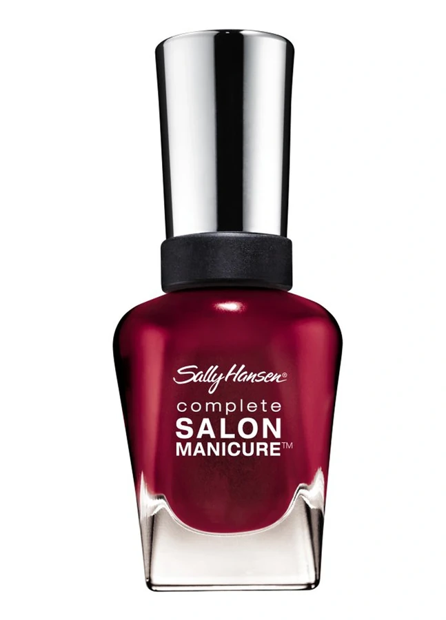 Лак Sally Hansen Salon №610 Red Zin темно-бордовий, емаль 14,7 мл