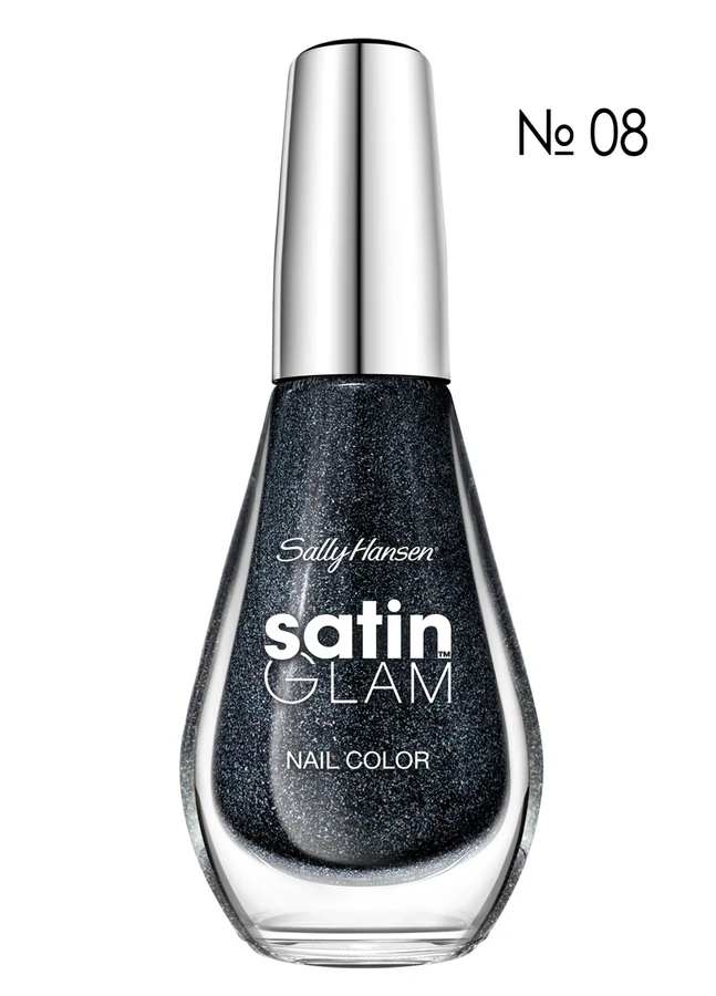 Лак Sally Hansen Satin glam №8 10мол вугільний із шиммером
