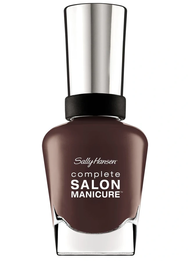 Лак Sally Hansen Salon №635 Bittersweet темно-коричневий, емаль 14,7 мл