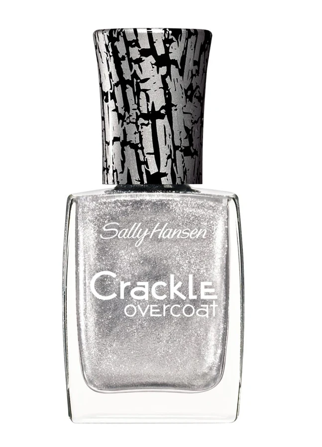 Кракелюрний лак Sally Hansen Crackle №03 Fractured Foil сріблястий металік 11,8 мл