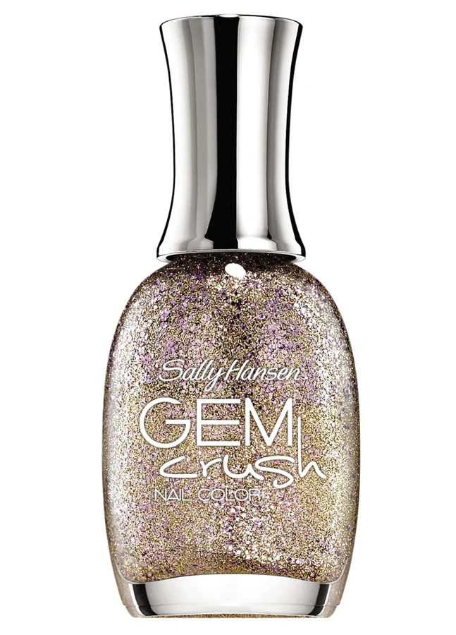 Лак Sally Hansen Gem сrush №03 Big Money золотий з фіолетовими блискітками 9,17 мл