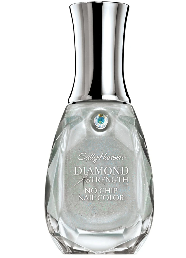 Лак Sally Hansen Diamond strength №160 Something Blue біло-блакитне мерехтіння, шиммер 13,3 мл
