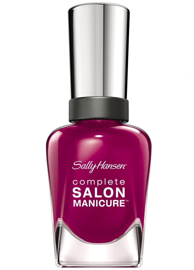 Лак Sally Hansen Salon №639 Scarlet Fever фіолетово-вишневий, емаль 14,7 мл