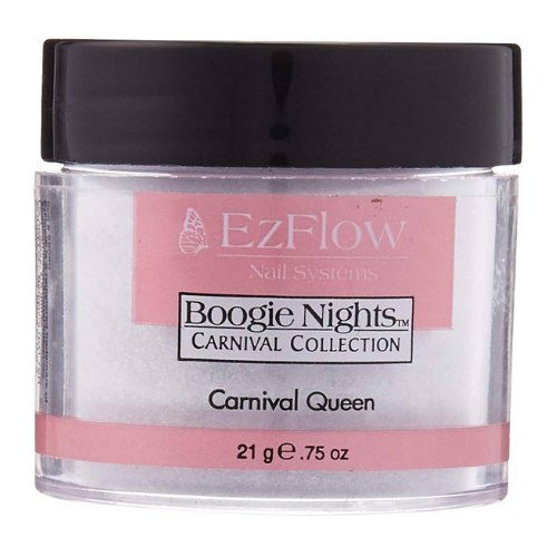 Пудра акрилова з блискітками EzFlow Boogie Nights Carnival Queen срібло 21 г