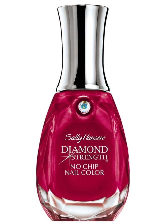 Лак Sally Hansen Diamond strength №380 Honeymoon Red бордово-червоний із шиммером 13,3 мл