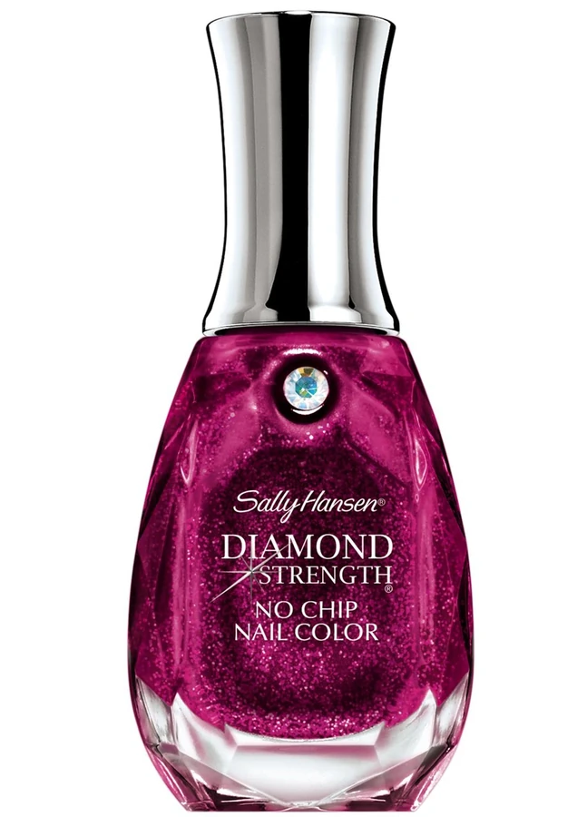 Лак Sally Hansen Diamond strength №450 Wedding Crasher ліловий із сріблястими блискітками 13,3 мл