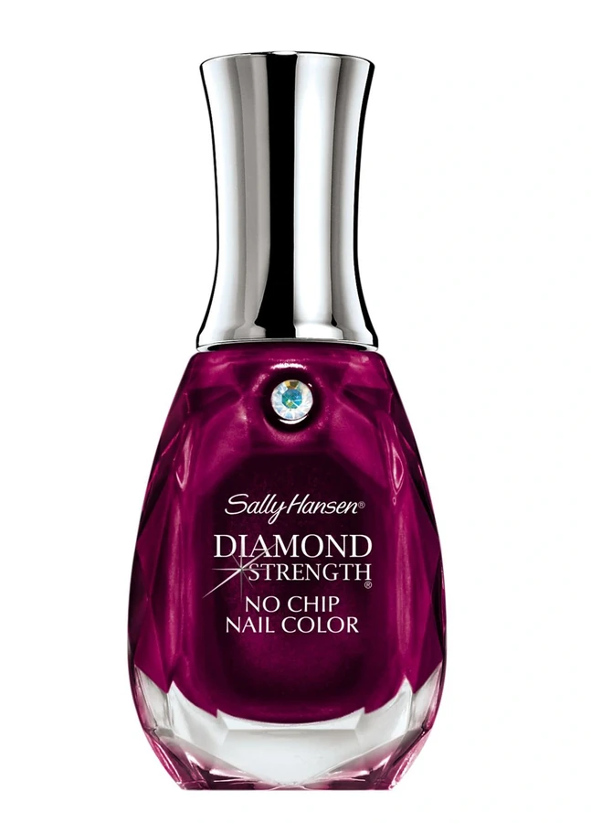 Лак Sally Hansen Diamond strength №460 Save the Date бордово-пурпурний із бронзовим шиммером 13,3 мл