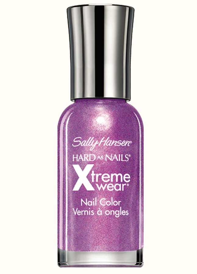 Зміцнюючий лак Sally Hansen Xtreme Wear №235 Supernova пурпурові та сині дрібні блискітки, прозорий 11,8 мл