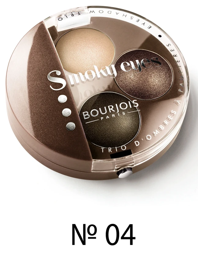 Потрійні тіні для очей Bourjois Smoky Eyes №04 4,5 г