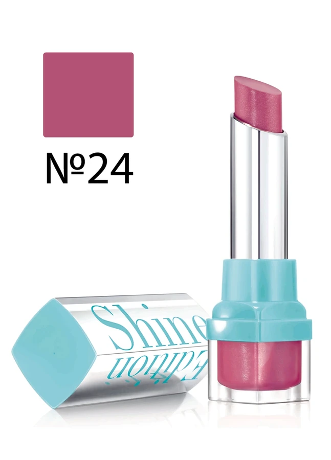 Помада-блиск, рожево-пастельний з мерехтінням Bourjois Shine Edition №24 3 г