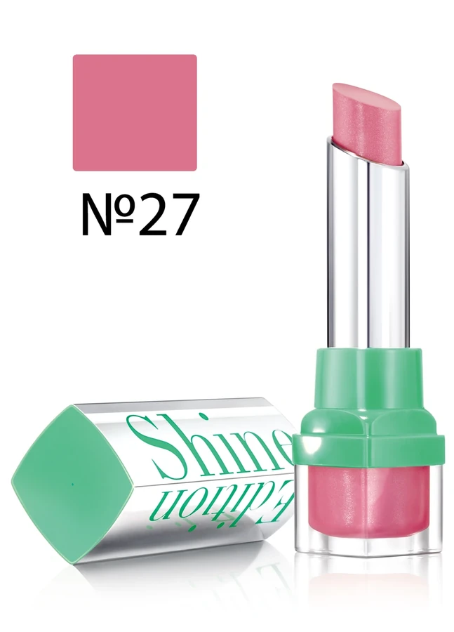 Помада-блиск, ніжно-рожевий з мерехтінням Bourjois Shine Edition №27 3 г