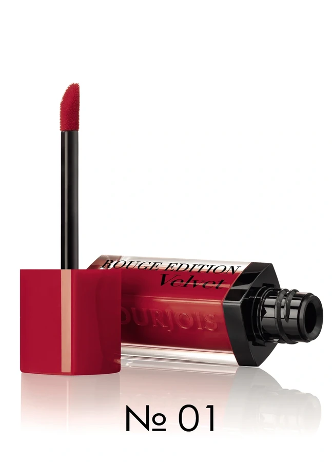 Рідка помада, цегляно-червона Bourjois Rouge Edition Velvet №1 6,7 мл