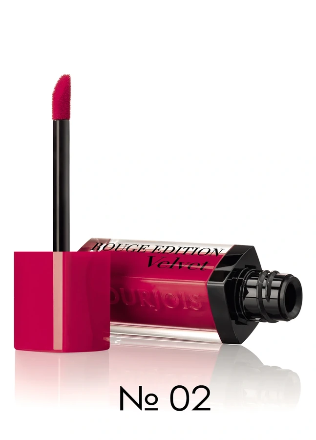 Рідка помада, рожева Bourjois Rouge Edition Velvet №2 6,7 мл