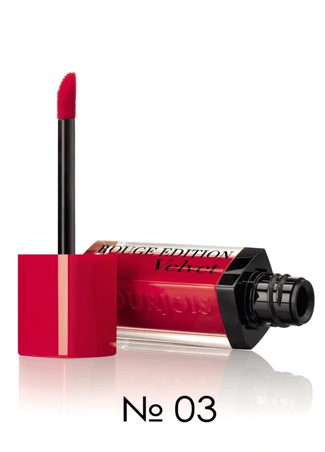 Рідка помада, червона Bourjois Rouge Edition Velvet №3 6,7 мл