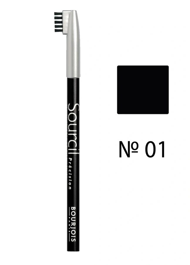 Олівець для брів, чорний Bourjois Eyebrow Pencil №01 1,13г