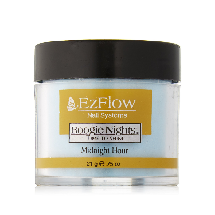 Пудра акрилова з блискітками EzFlow Boogie Nights Midnight Hour блакитний 21 г