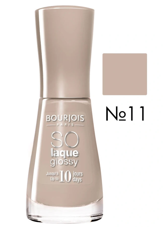 Лак Bourjois So Laque Glossy №11 сіро-бежевий, емаль 10 мл