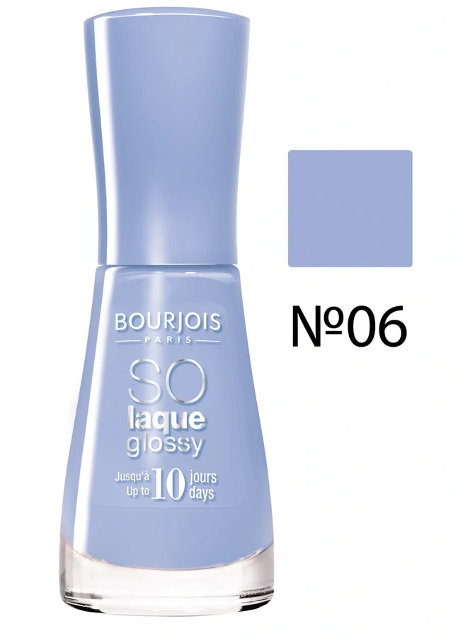 Лак Bourjois So Laque Glossy №06 небесно-блакитна, емаль 10 мл