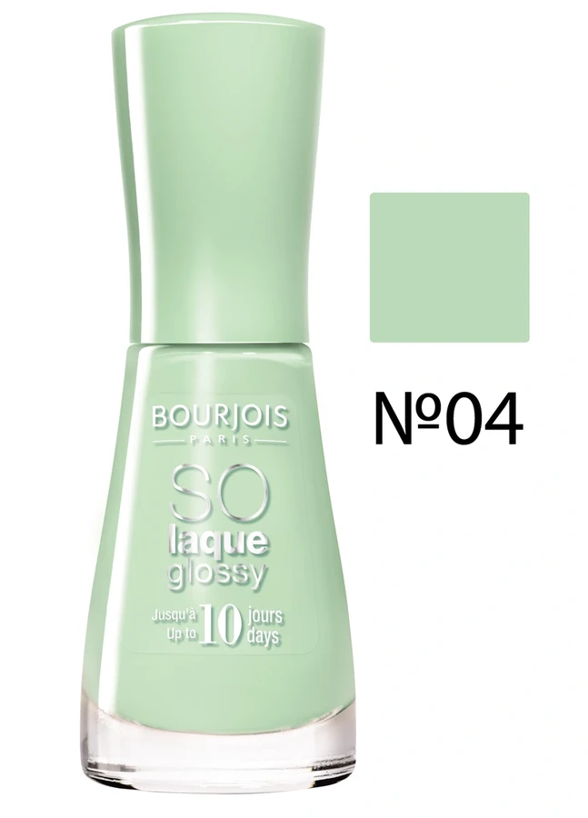 Лак Bourjois So Laque Glossy №04 м`ятний, емаль 10 мл
