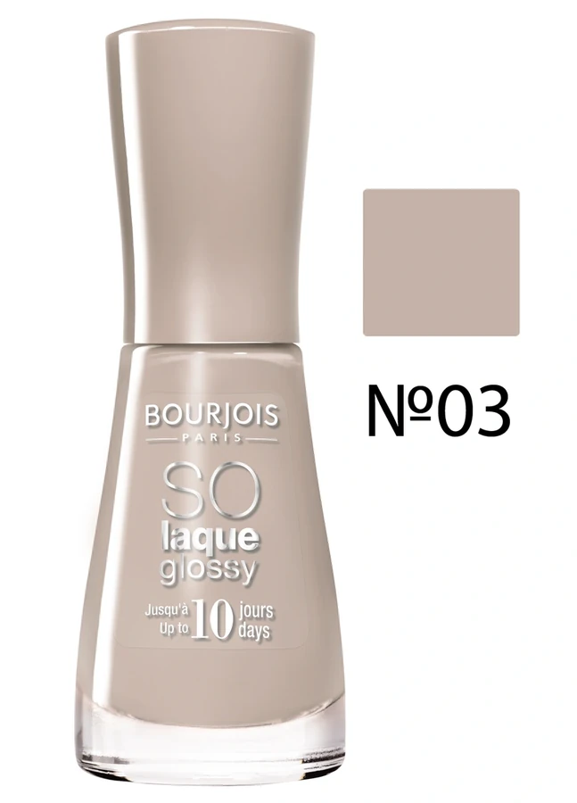 Лак Bourjois So Laque Glossy №03 бежевий, емаль 10 мл