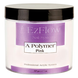 Рожева акрилова пудра EzFlow A-Polymer Pink Acrylic Powder 227 г