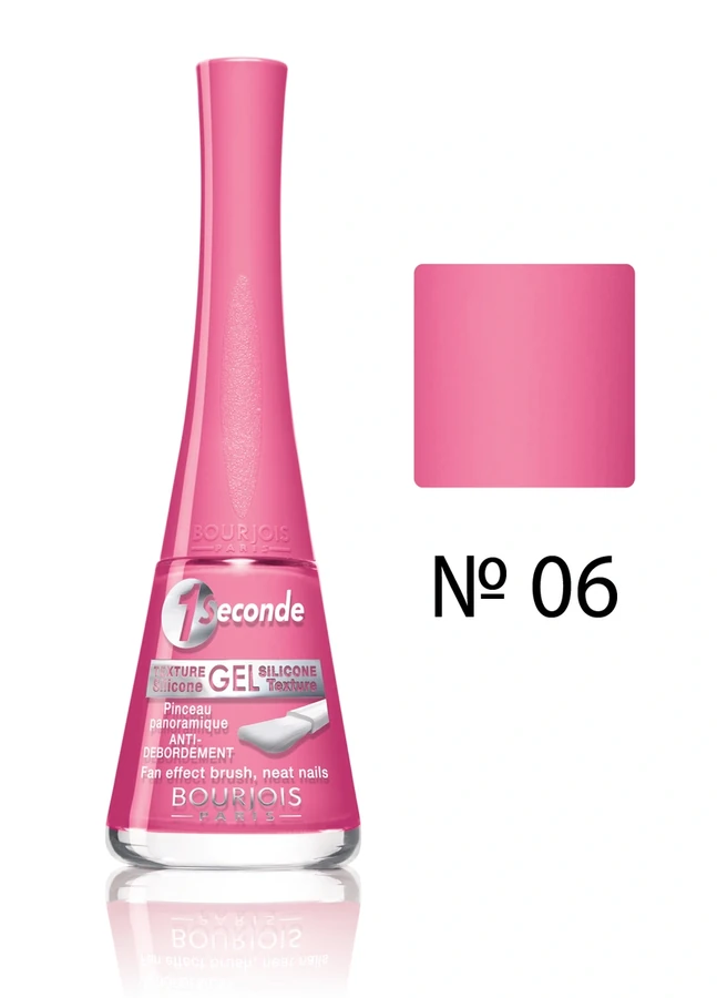 Лак Bourjois 1 Seconde №06 насичений рожевий, емаль 9 мл