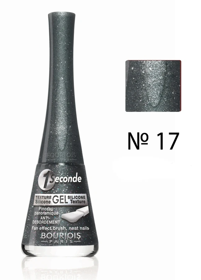 Лак Bourjois 1 Seconde №17 темно-сріблястий металік 9 мл