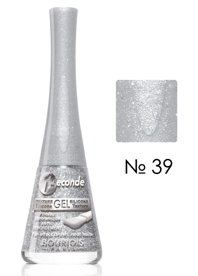 Лак Bourjois 1 Seconde №39 сріблястий з шиммером 9 мл