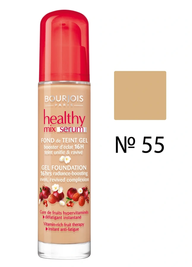 Сироватка тональна, вітамінізована, темний беж Bourjois H. Mix Serum №55 30 мл