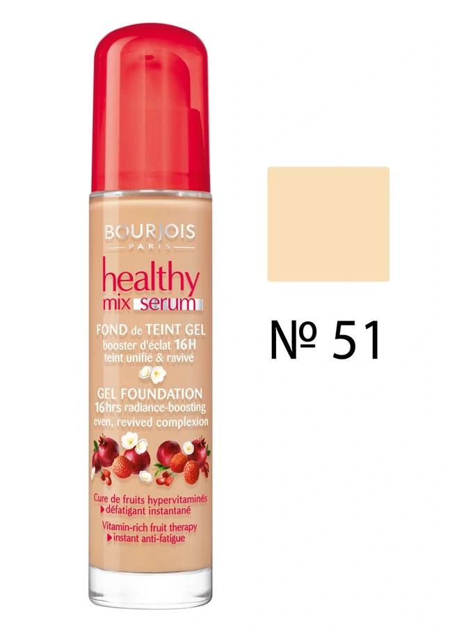 Сироватка тональна, вітамінізована, слонова кістка Bourjois H. Mix Serum №51 30 мл