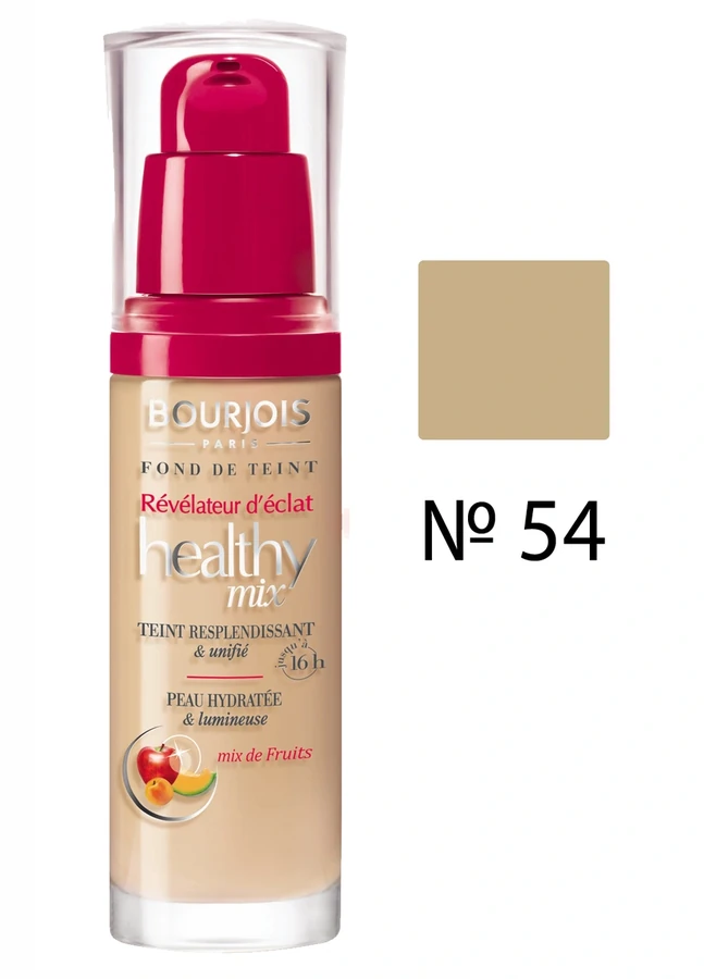 Основа тональна фруктовий мікс, тон бежевий Bourjois Healthy Mix №54 30 мл
