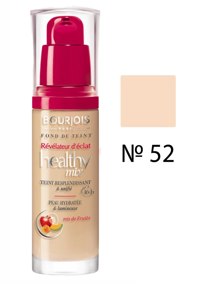 Основа тональна фруктовий мікс, світлий беж Bourjois Healthy Mix №52 30 мл