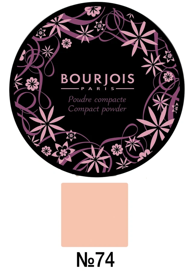 Пудра компактна, бежево-рожева Bourjois Poudre Compacte №74 9,5 г