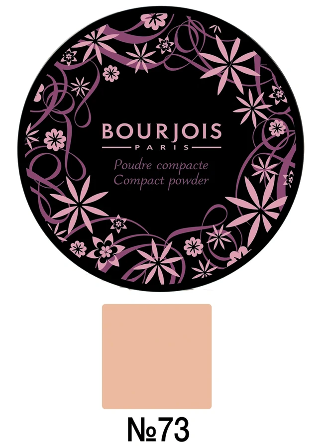 Пудра компактна, абрикосова Bourjois Poudre Compacte №73 9,5 г